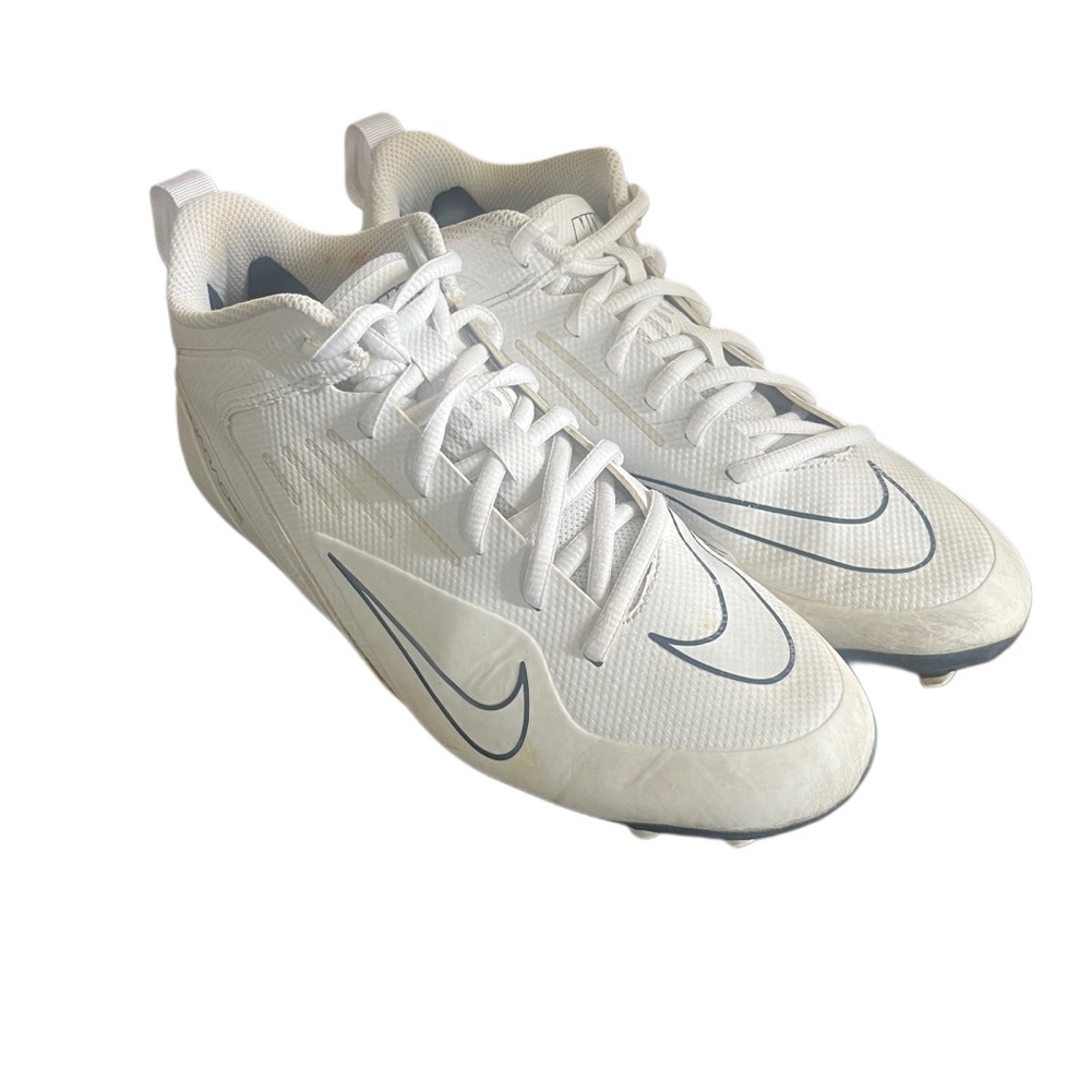 Nike Huarache 8 White Men's Lacrosse Cleats